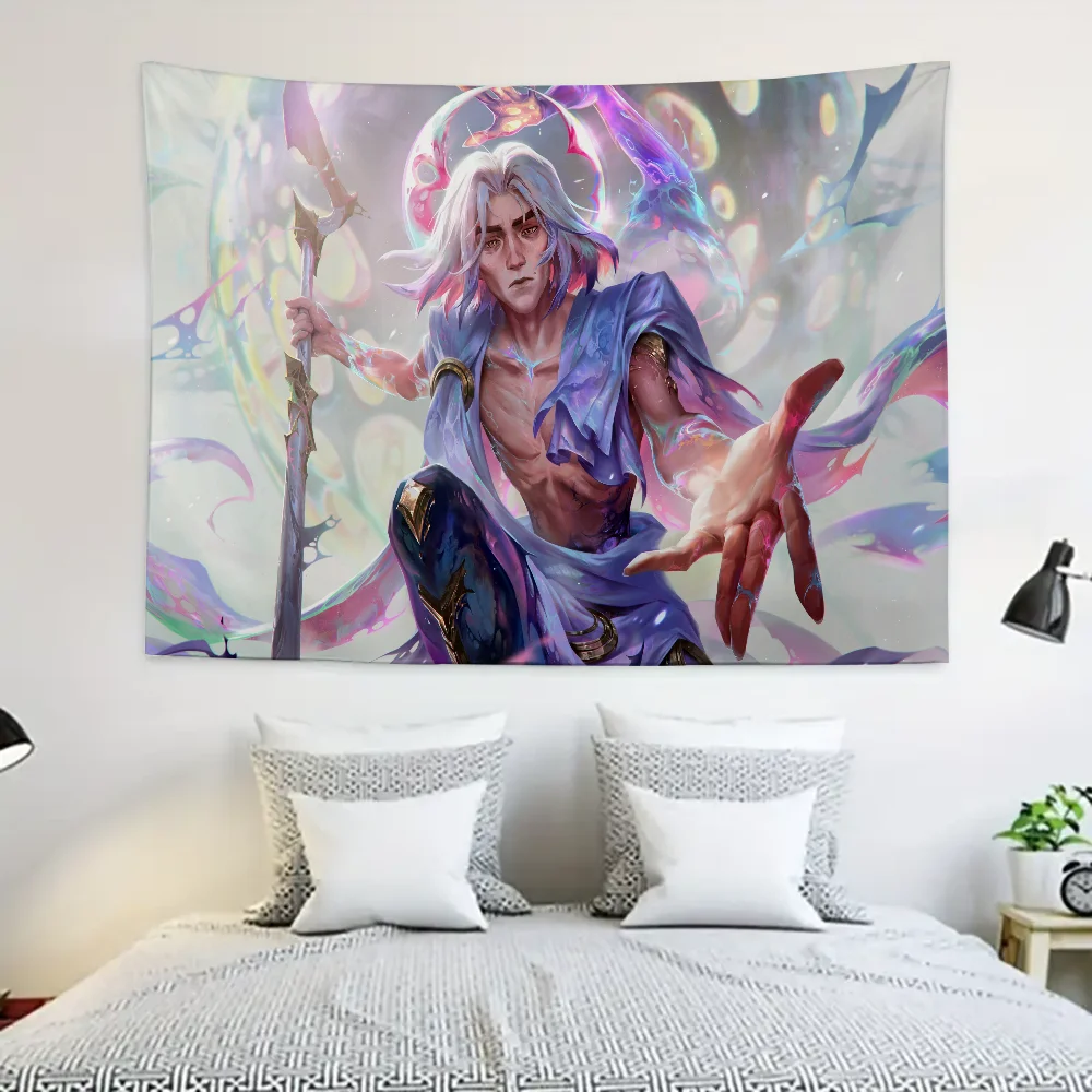 فيكتور LOL غامض نسيج الديكور حفلة خلفية معلقة القماش غرفة نوم نسيج ديكور الغرفة الجمالية