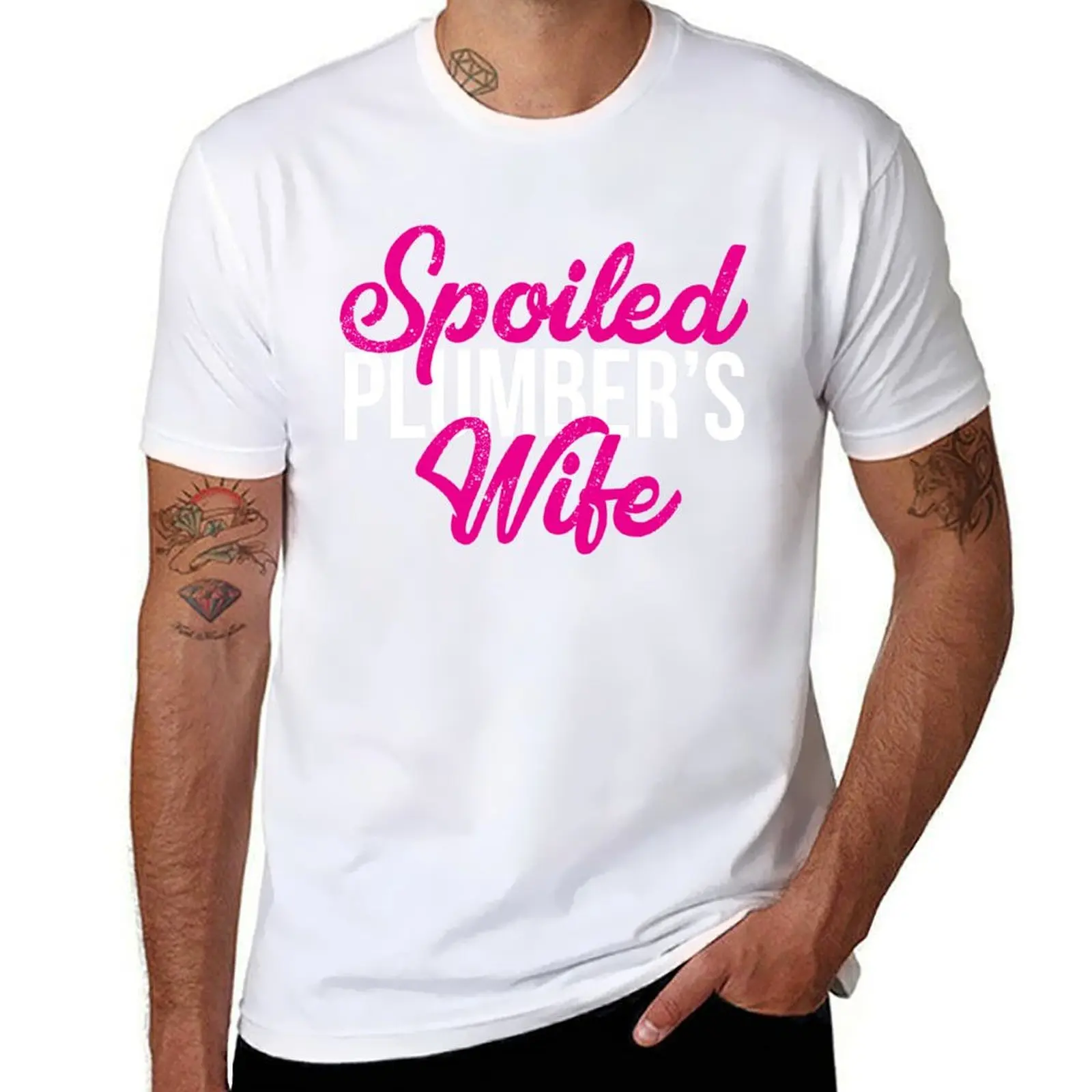 

Spoiled Plumber's Wife T-Shirt t shirts for man pack white t shirt personalised T-Shirt