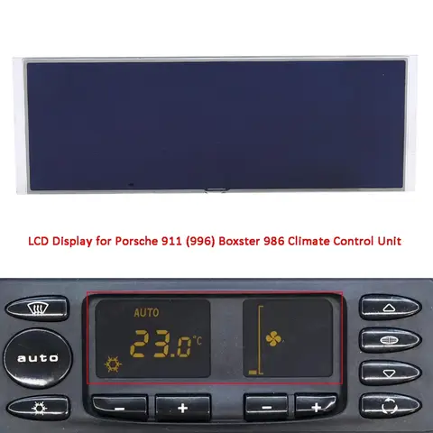 AEF6-자동차 히터 A/C 온도 기후 제어 LCD 디스플레이 화면 수리 키트-911(996) Boxster 986