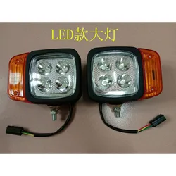New Wheel Excavator LED Combination Lamp Headlamp with Turn Signal Assembly Forklift Accessorie