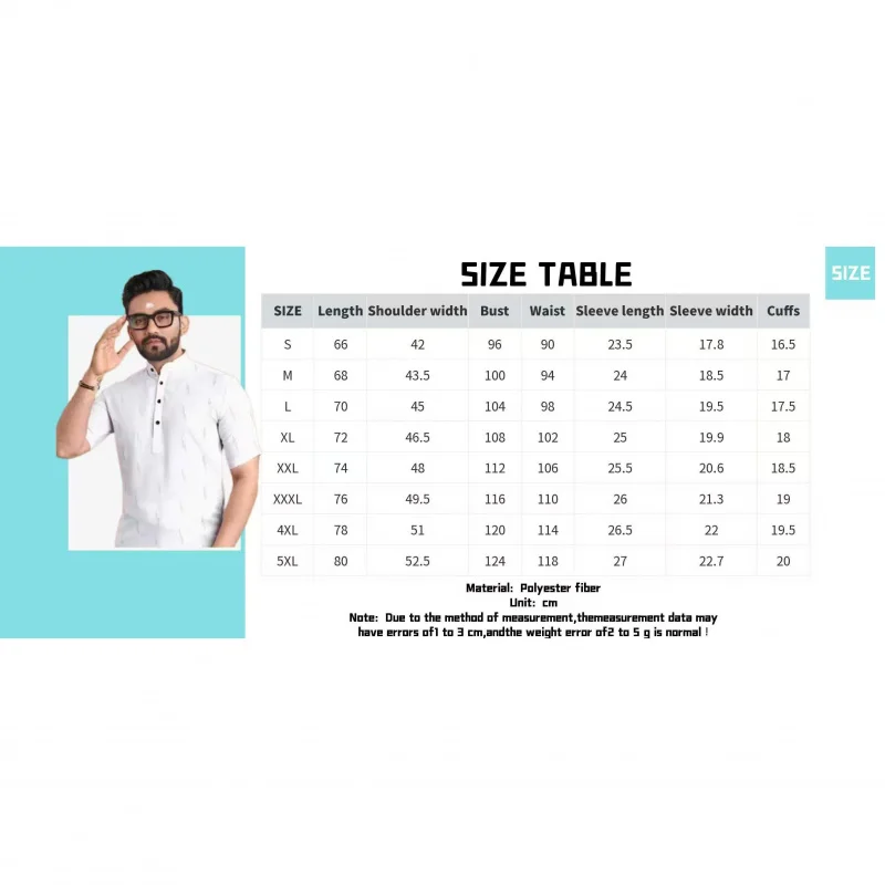 Camicia musulmana da uomo Kurta con totem in rilievo Camicia casual lunga dritta Camicia islamica africana Uomo Dubai Abbigliamento uomo Arabe Hombre