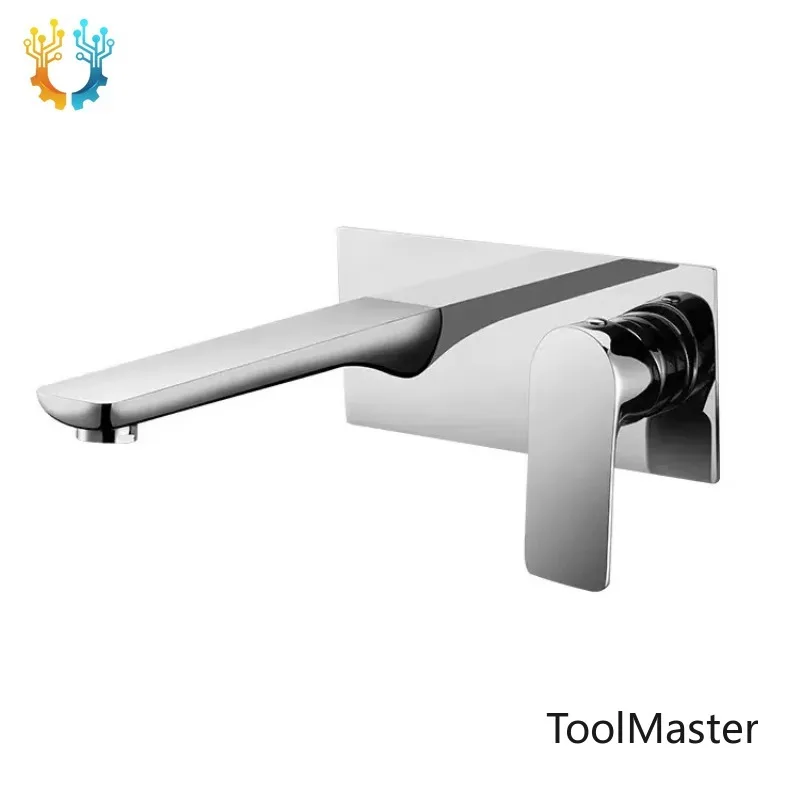 

【2026】Full Copper Recessed Basin Faucet Hot Cold Water Hotel Luxury Home Sink Tap