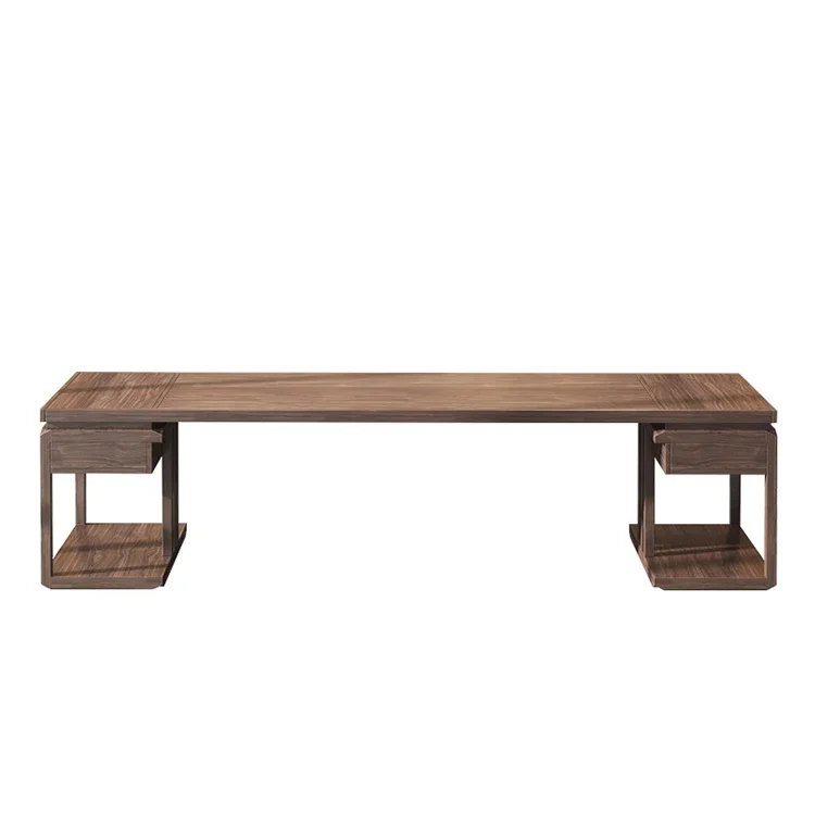 

New Chinese tea table and chair combination, solid wood, reception tea table