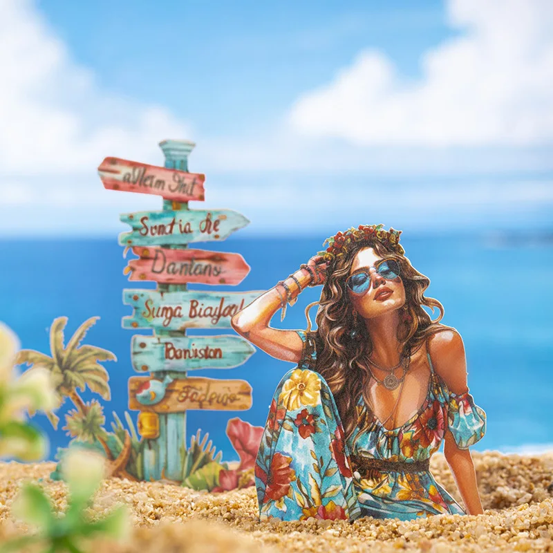 

20pcs/1lot kawaii Stationery Sticker Summer Journey Diary Planner junk journal Decorative Scrapbooking DIY Craft Sticker