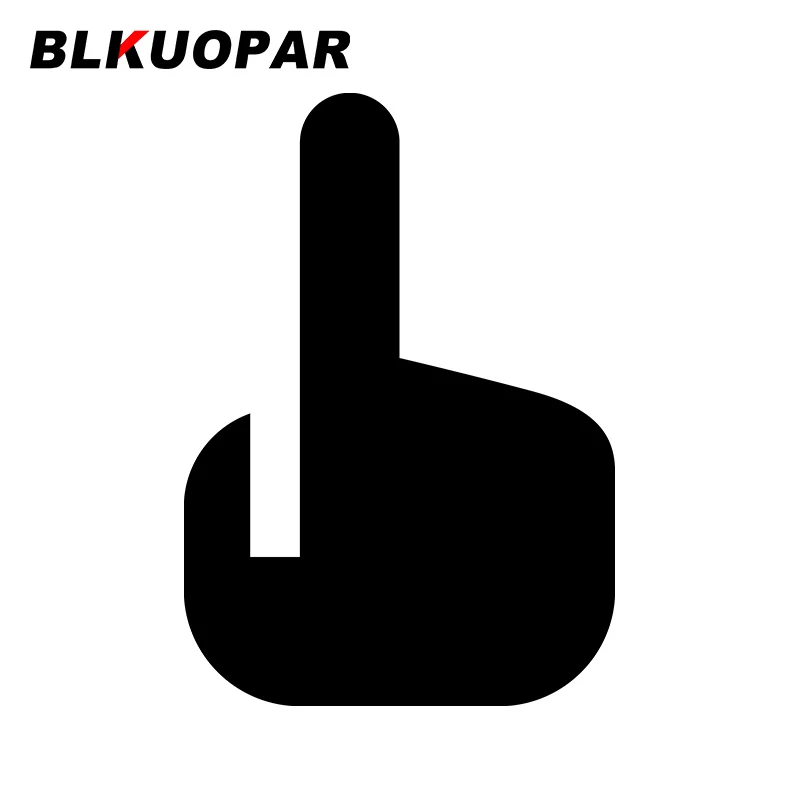 BLKUOPAR for Pointing Hands And Gestures Car Stickers Sunscreen Personality Decals Windshield Refrigerator Decor Car Styling