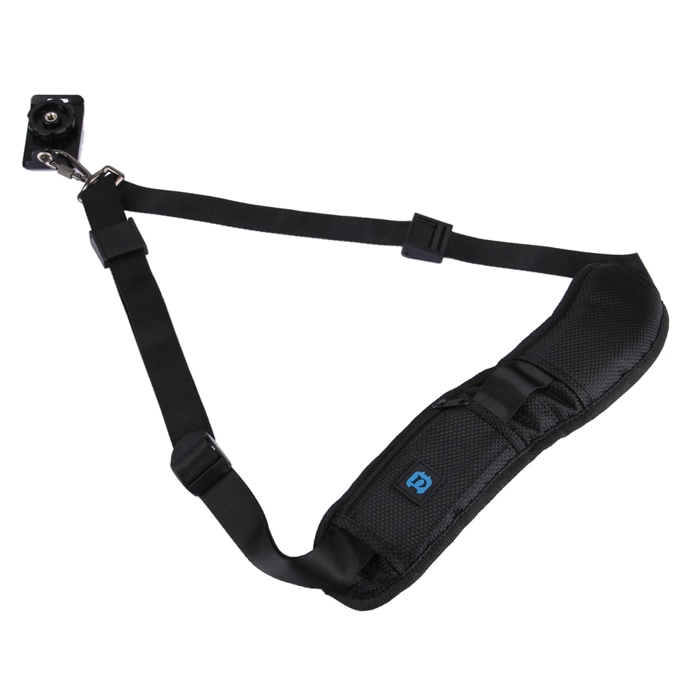 Quick Release Anti-Slip Nylon Soft Pad Single Shoulder Camera Strap +Metal Hook Comfortable DSLR Camera Belt For DSLR Camera