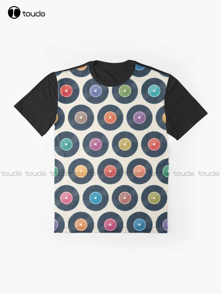 Vinyl Record Collection Graphic T-Shirt Digital Printing Tee Shirts Streetwear Xxs-5Xl New Popular Unisex Christmas Gift