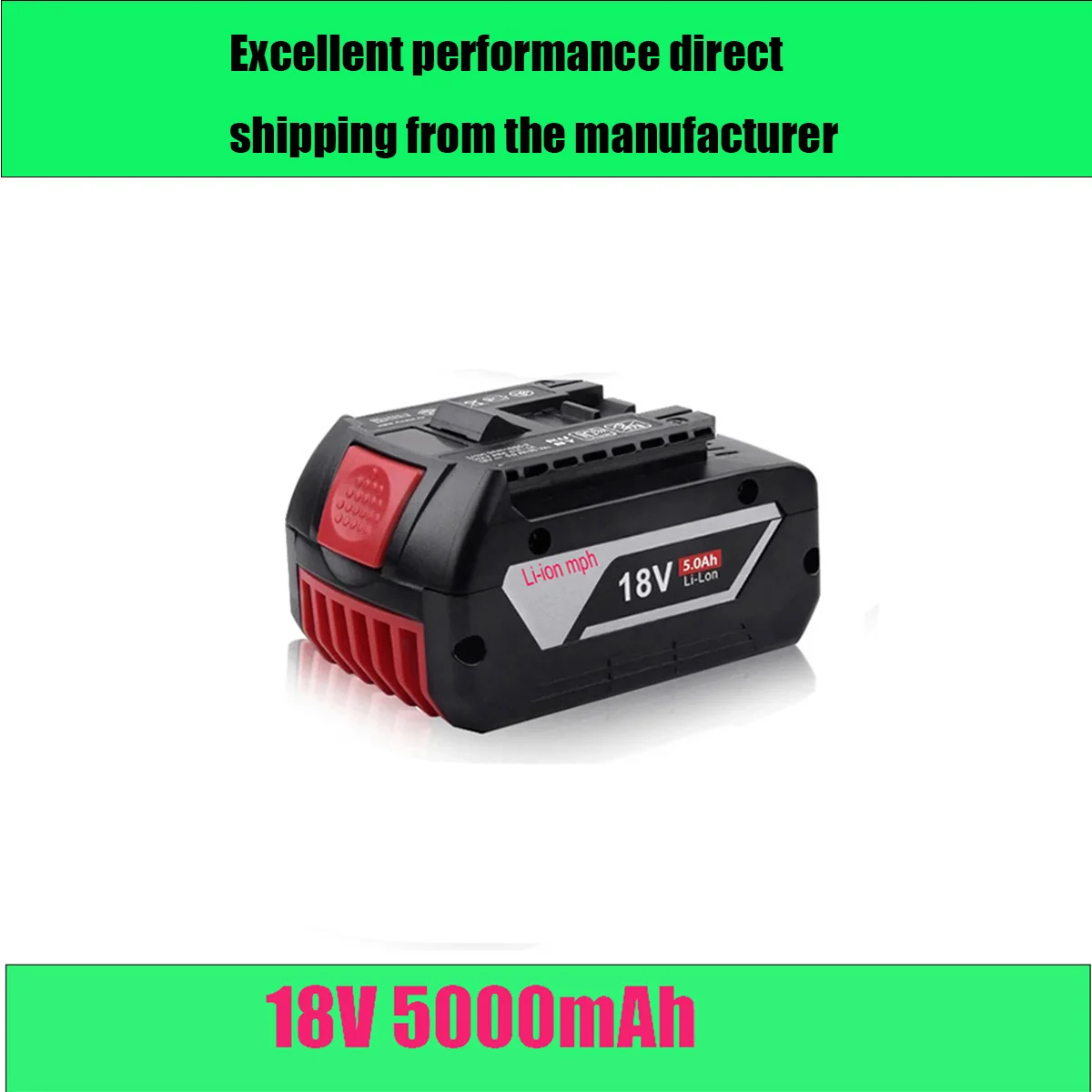 18V 5000mAh 186500 pro Milwaukee M18 lithiová náhradní baterie pro Milwaukee 48-11-1860 48-11-1850 48-11-1840 nářadí - náhled 3