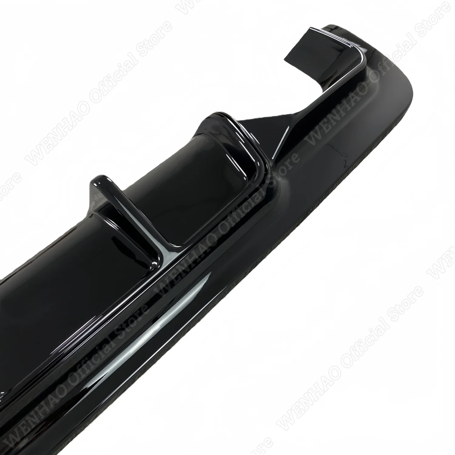 Gloss Black Car Rear Bumper Diffuser For BMW E60 E61 525i 525d 530i 530d 535i M Sport M-tech M-package 2005-2010 Tuning  Bodykit - view 4