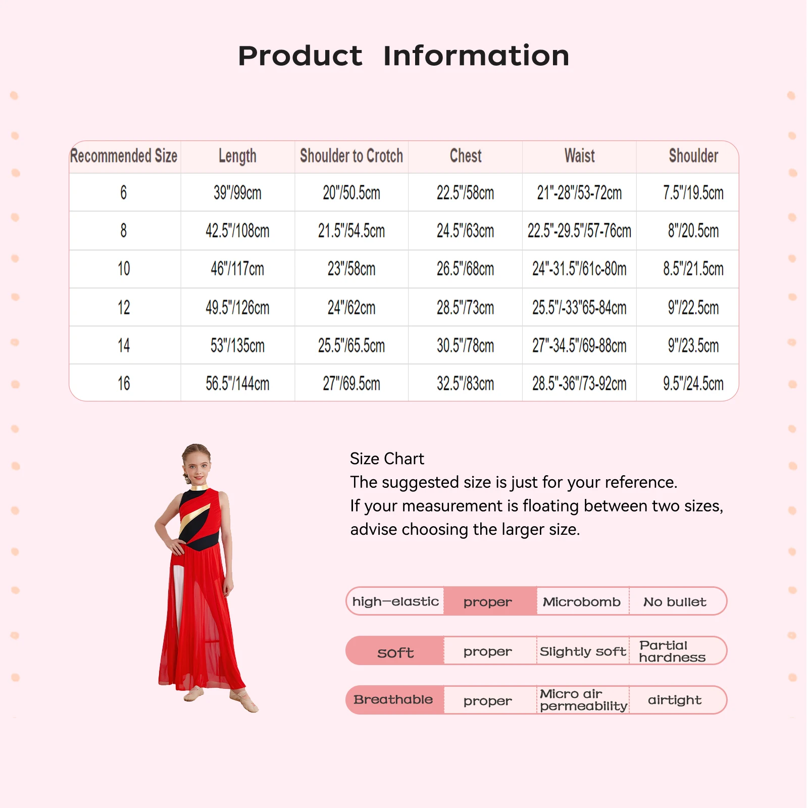 Abbigliamento da ballo moderno e contemporaneo per ragazze, collo a lupetto, senza maniche, corpetto sovrapposto in rete, spacco laterale, ginnastica, balletto, danza lirica