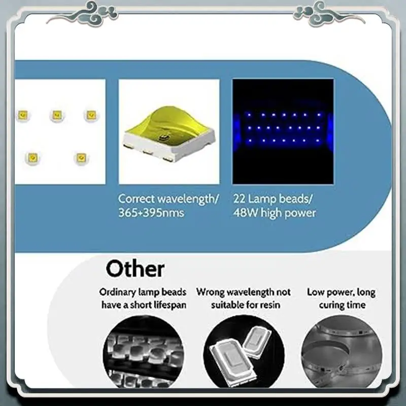 

Durable 1Set Resin UV Lamps Cushion And Earring Making Kit Fit For Resin Curing, Jewelry Making, DIY Craft