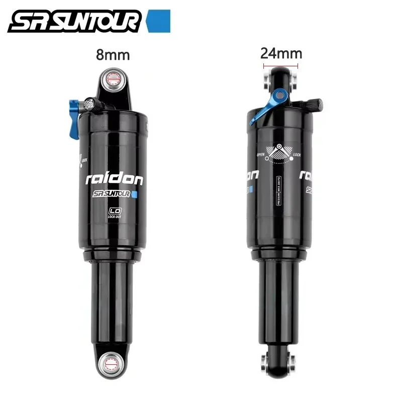 SR SUNTOUR Mountain Bike Air Shock Absorber With Lock for 165/190/200 mm MTB Bike DH Bike Coil Shock Absorber Bicycle parts