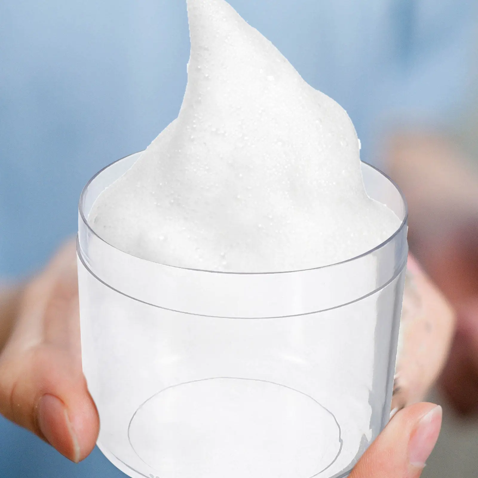Portable Facial Foam Maker Bottle for Face Wash Cleanser Soap Shaving Cream Easy Bubble Former Compact Foaming Tool Transparent - view 4