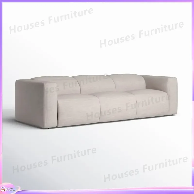 Modern Cream Fabric Shoe Cabinet Entryway Storage Bench with Cushion Narrow Hallway Organizer Small Apartment Furniture Space