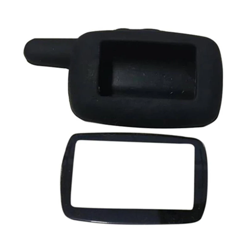 

Silicone Key Case + House Body Glass Cover For Two Way Car Alarm Starline A9 A8 A6 A4 A2 A1 lcd Remote Control Key Shell