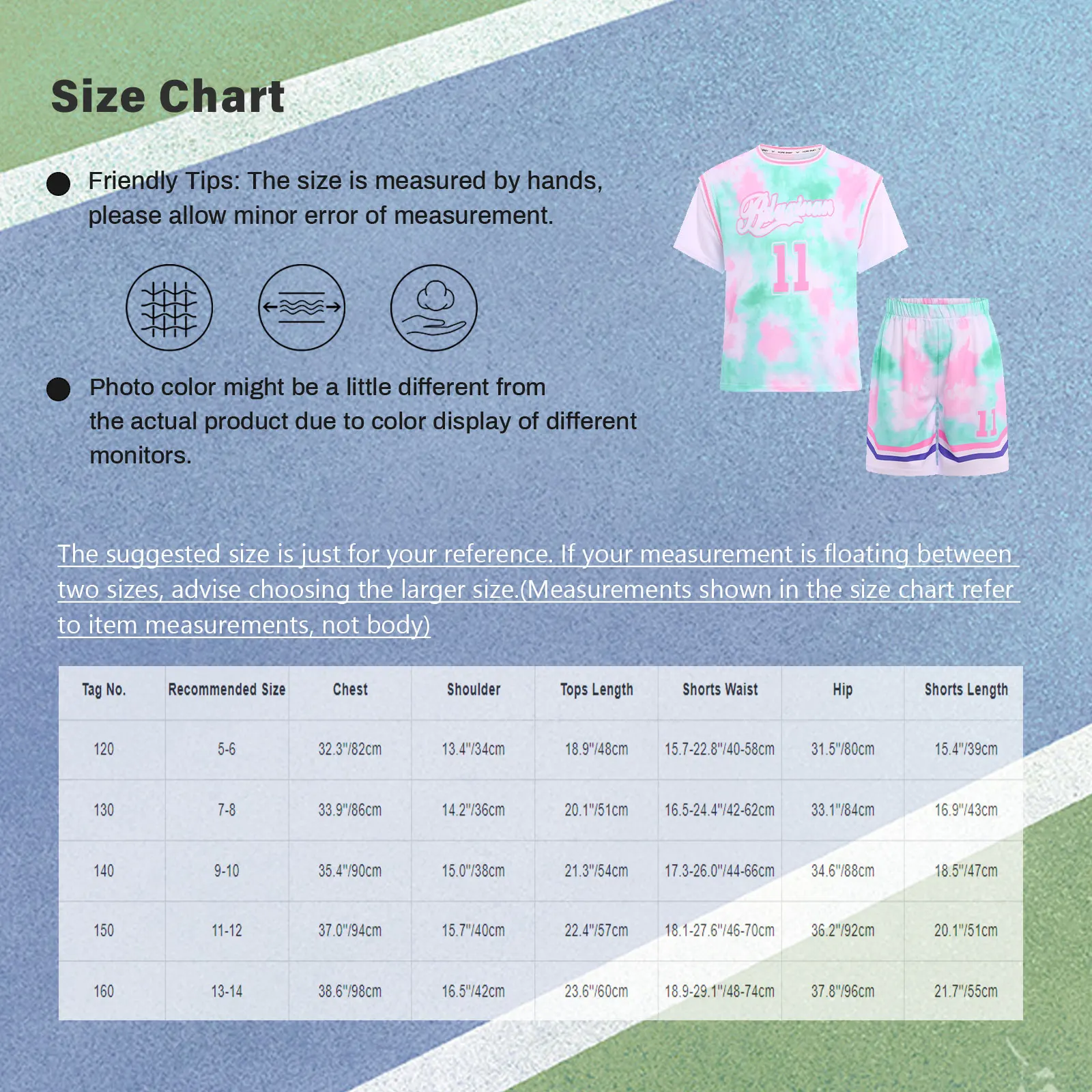 2Pcs Girls Boys Number Printed Sports Outfit Basketball Soccer Uniform Short Sleeve T-shirt+Shorts Set for Outdoor Active Wear