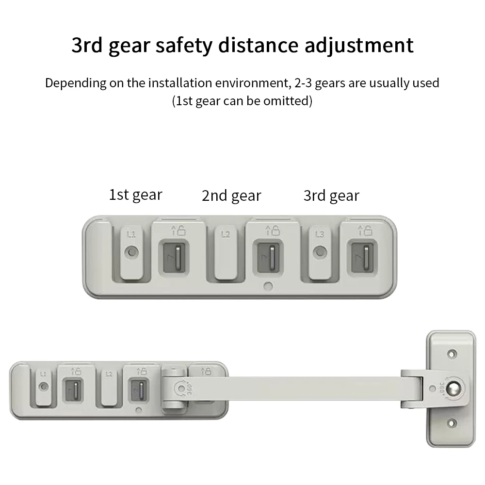 Multifunction Window Safety Lock Home Baby Security Protection Anti-Open Fall Adjustable Window Buckle Sliding Door Limit Holder