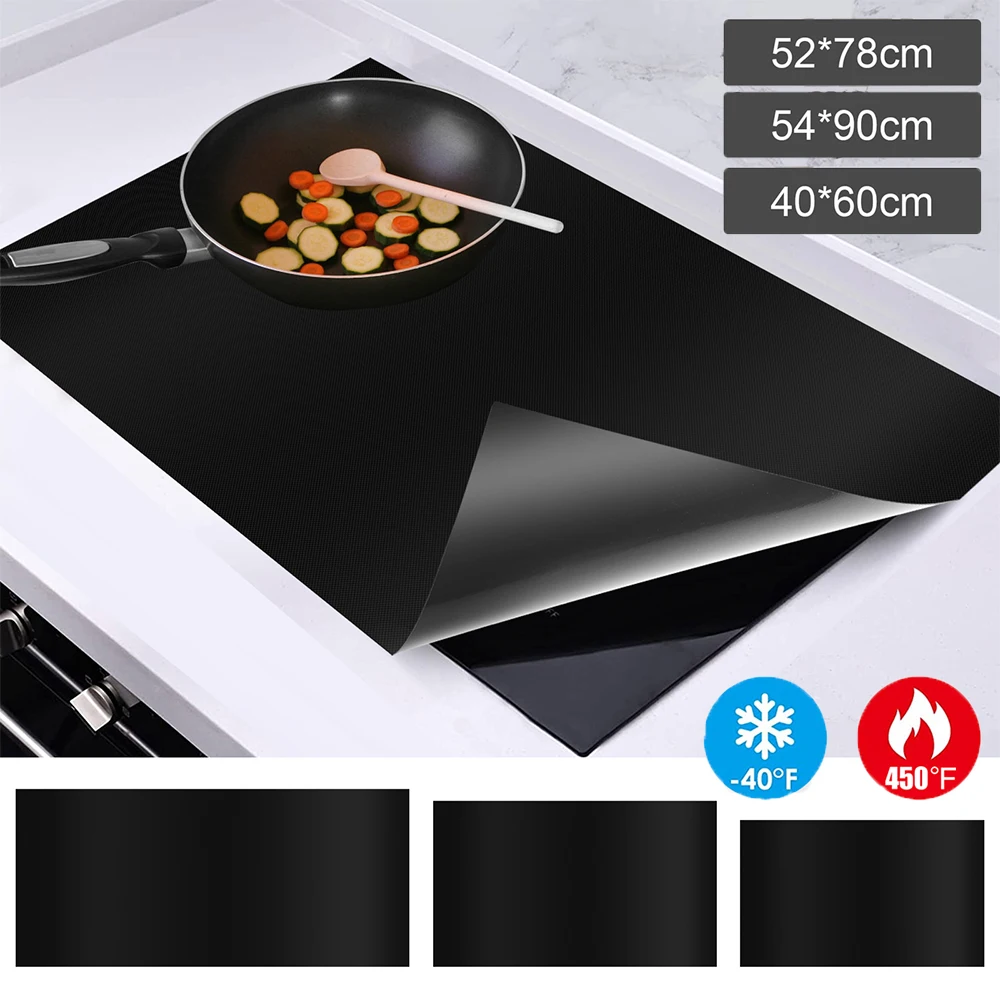 Induction Cooker Cover Silicone Cooktop Protector Nonstick Stove Top Covers Heat Resistant Anti-scratch Induction Cooktop Mat