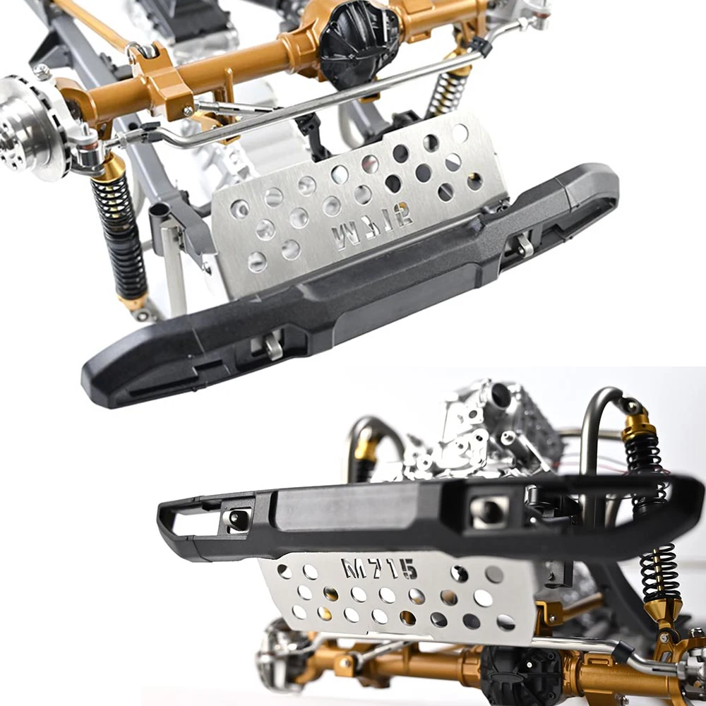 TPOWER TWOLF 1/8 M715 Escalada Modificação de Carro Peças de Atualização Placa de Guarda Armadura de Metal Acessórios de Armadura de Chassi