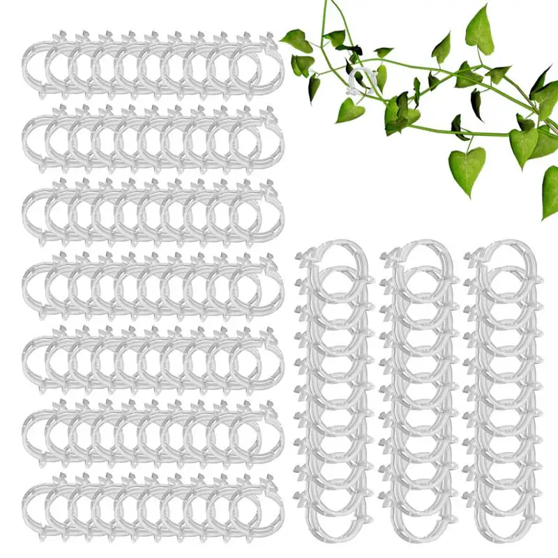 

Plant Support Clips 100pcs Plant Support Garden Clips Tomato Trellis Support Clips for Vine Vegetables home garden suppies