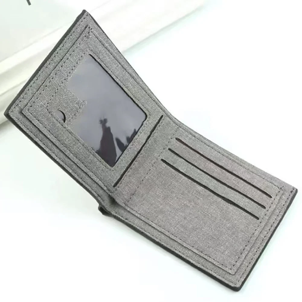 Cartera con nombre personalizado, tarjetero, monedero de alta calidad, billeteras para tarjetas de identificación, bolso plegable Simple para efectivo