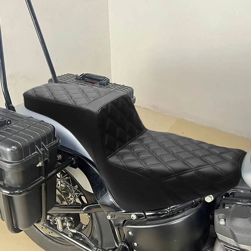 For Harley Softail Street Bob FXBB 2018 2019 2020 2025 2026 Front Rear Driver Passenger Seat Black 1 PCS Motorcycle Accessories - view 5
