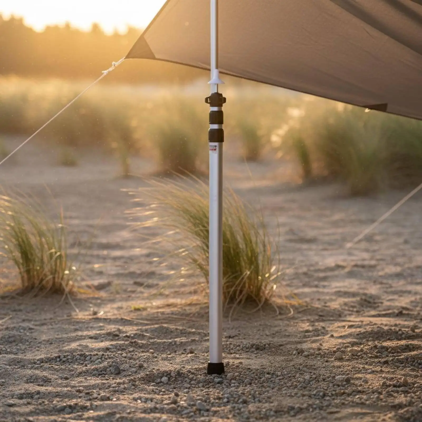 Adjustable Telescopic Camping Pole Aluminum Tent Tarp Support Rod Twist Lock Mechanism for Canopy Awning Shelter Picnic Hiking