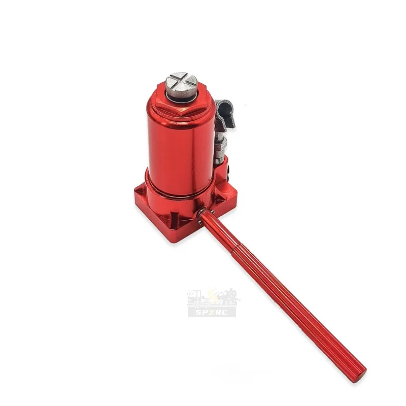 JDM 163 1/10 Metal Hydraulic Lifting  Jack Model For RC Car Electric  Lesu Tamiya KABOLITE Rc Truck Trailer Tipper