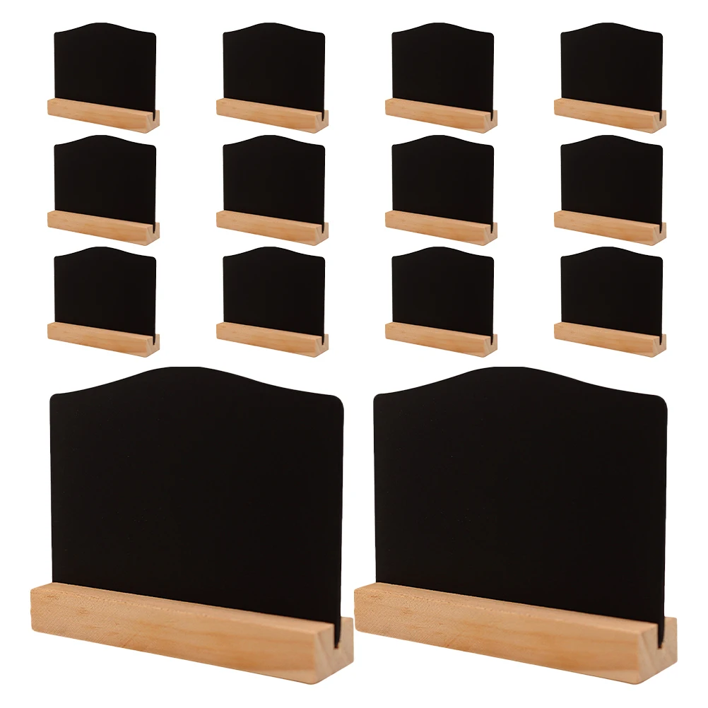 

16 Pcs Double Sided Blackboard Food Signs for Party Buffet Mini Chalkboard Tags Wall
