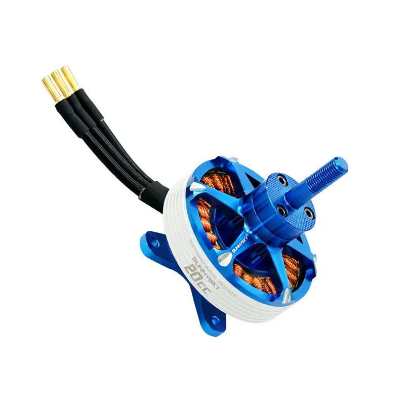 Sunnysky X6210‑III Brushless Outrunner Motor, 20CC Equivalent Power Motor for 70E 60'' 3D RC Fixed‑Wing Model Aircraft
