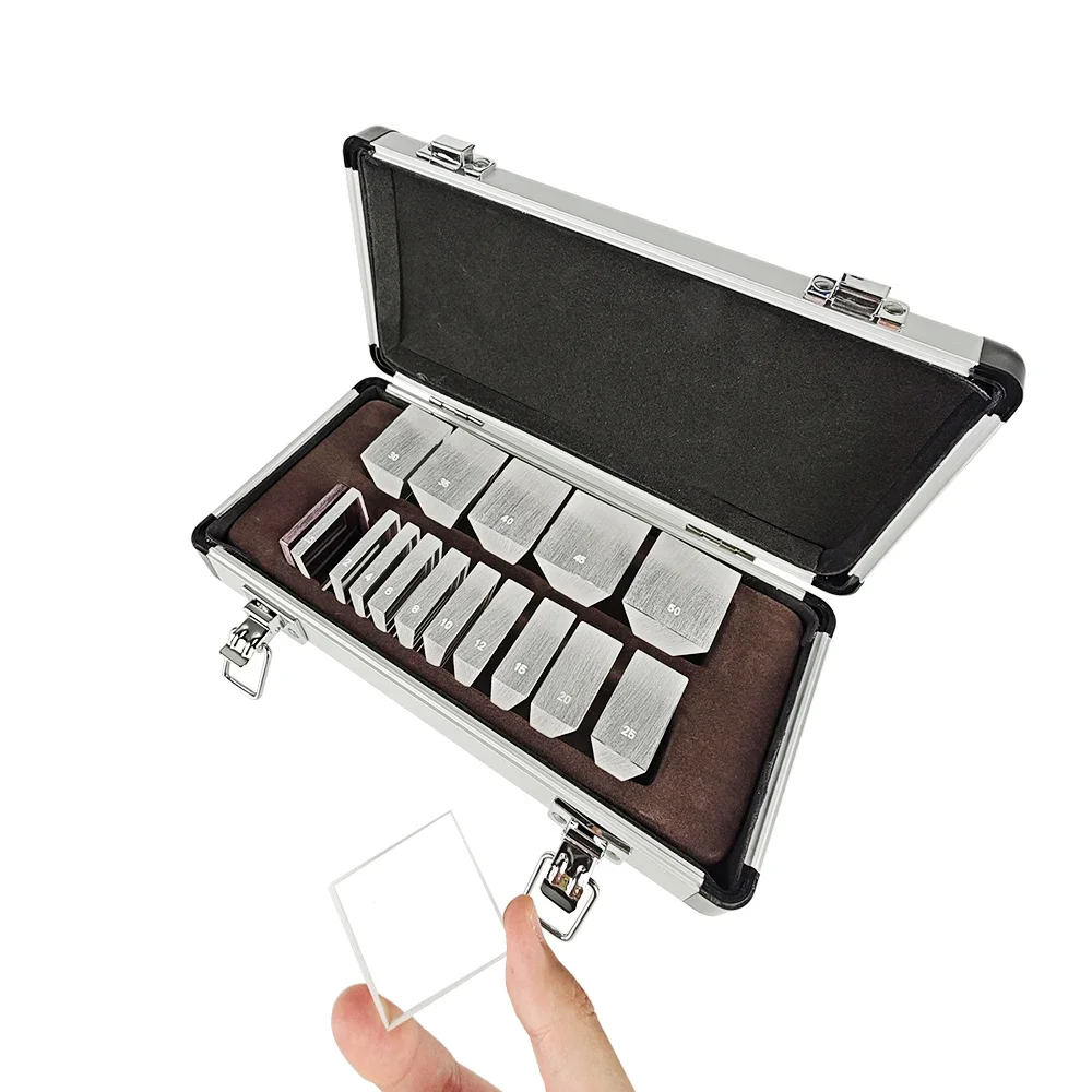 Top Quality Ophthalmic Instruments 17 Pcs Loose Prism Set For Optometry With Aluminium Case LP-16