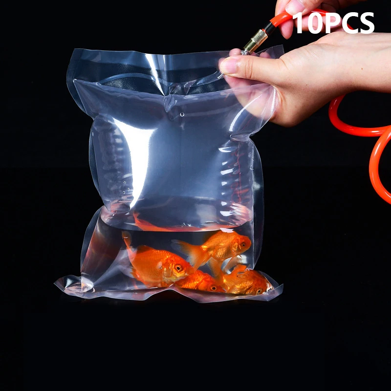 10pcs 13*22cm/15*32cm/20*37cm Aquarium Breathing Bags Breather Bags Transport LongLife Fish  Etc...