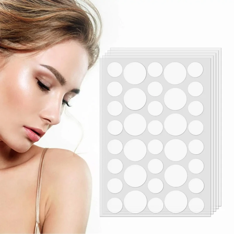 72Pcs Invisible Acne Patches Removal Pimple Anti-Acne Hydrocolloid Patches Spots Marks Concealer Repair Sticker Waterproof