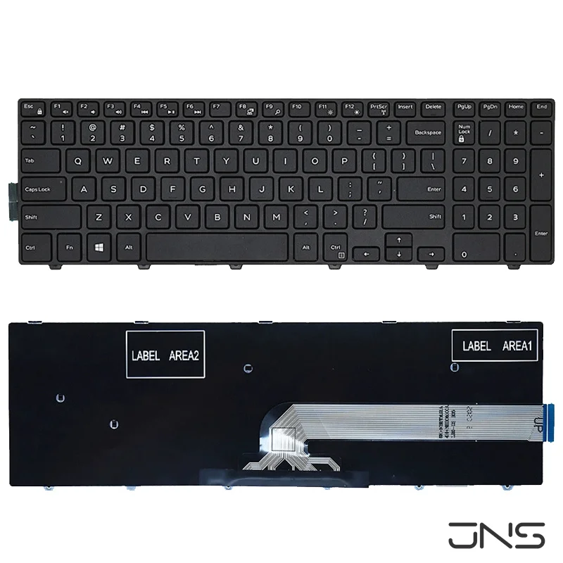 Новая клавиатура США для DELL Inspiron 15 5551 5552 5555 5566 5557 5558 5559, без подсветки Новая клавиатура США для DELL Inspiron 15 5551 5552 5555 5566 5557 5558 5559, без подсветки