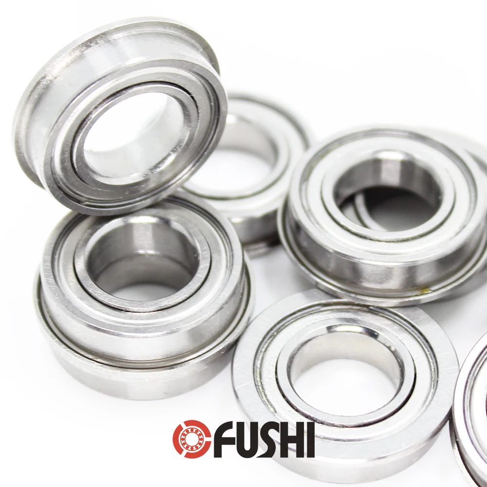 F6701ZZ Flange Bearing 12*18*4 mm 10PCS Double Shielded Deep Groove Flanged F6701 Z ZZ Ball Bearings F6701Z