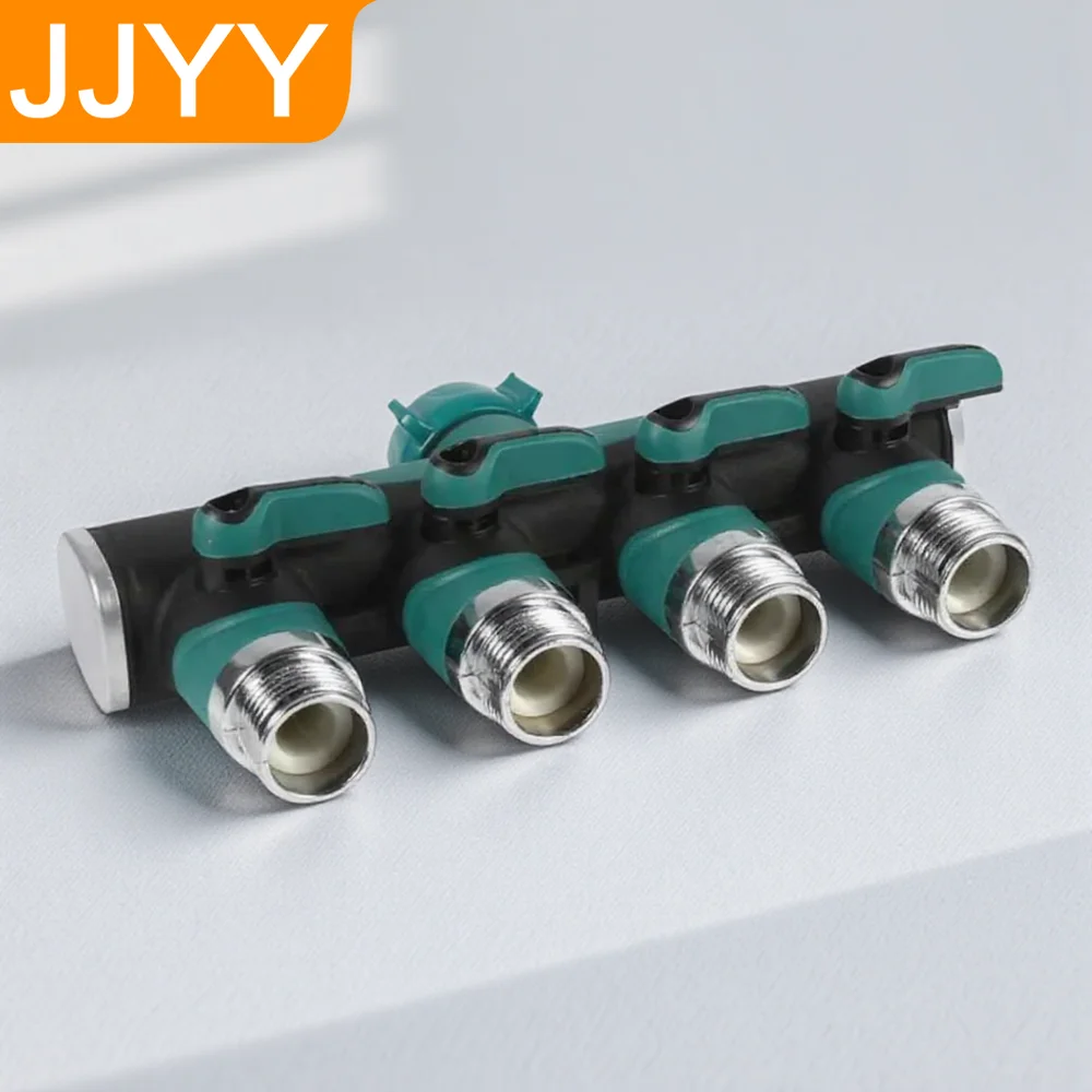 

4 Way Water Hose Connector Splitter Adapter for Home Garden Yard Agricultural Irrigation Drip System Sprinkler Fittings