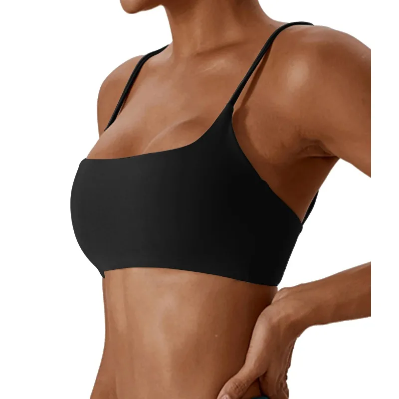 Super soft fabric back cross sports bra fitness top women's high-quality yoga clothes women's fitness running bra fitness yoga b