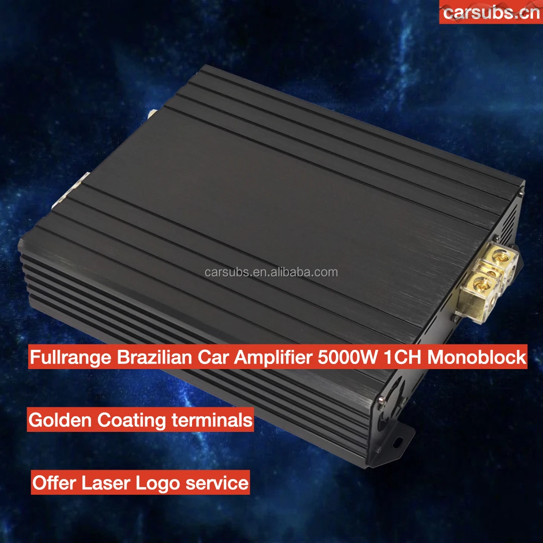 

Усилитель сабвуфера RMS 5000 Вт SPL, полный диапазон басов 5K, одиночный автомобильный усилитель класса D 10000 Вт