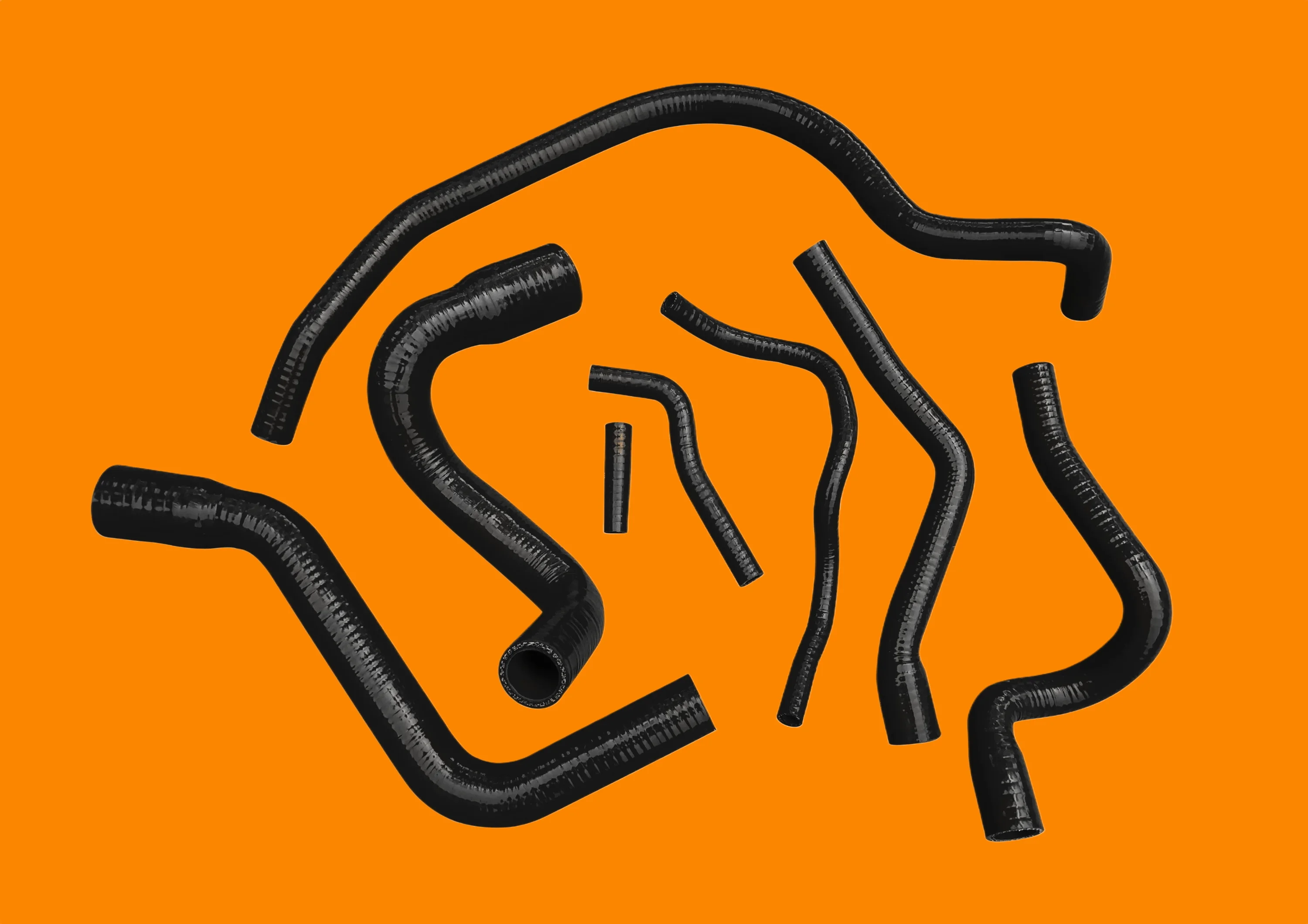 Silicone Water Cooling Coolant Hose For Fiat Bravo 1.4 T-Jet / Grande Punto 1.4 Diesel Abarth T-Jet 2005-2009,