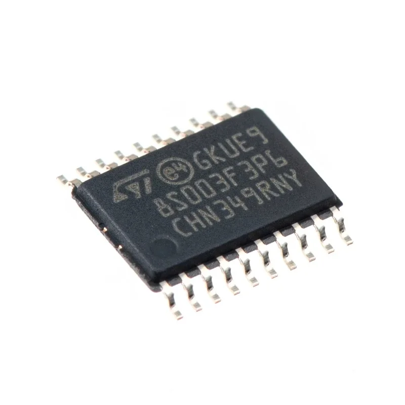 10pcs STM8S003F3P6 TSSOP20 Surface Mount 8-bit Microcontroller Chip Embedded Control MCU Integrated Circuit Electronic