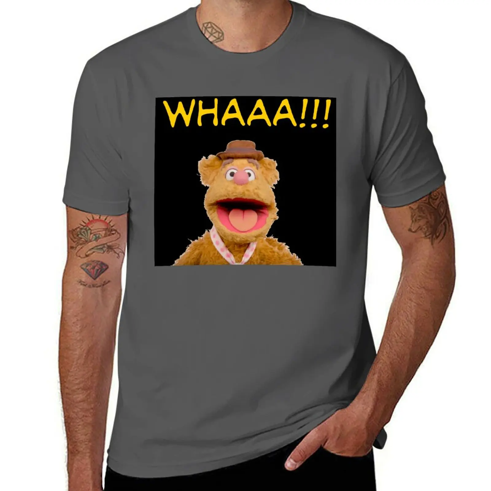 Fozzie Bear T-Shirt t shirt man cotton cotton tshirt 100% t shirt for man T-Shirt