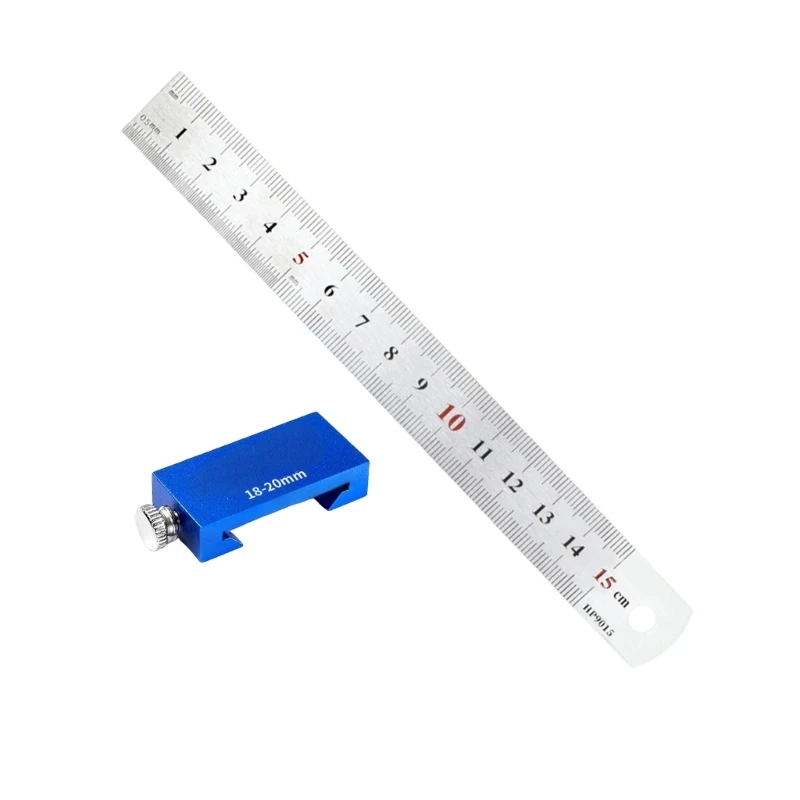  Resistant Aluminum Measuring Gauges Marking Instrument For Woodworkers Including Sliding Locator For Precise Marking