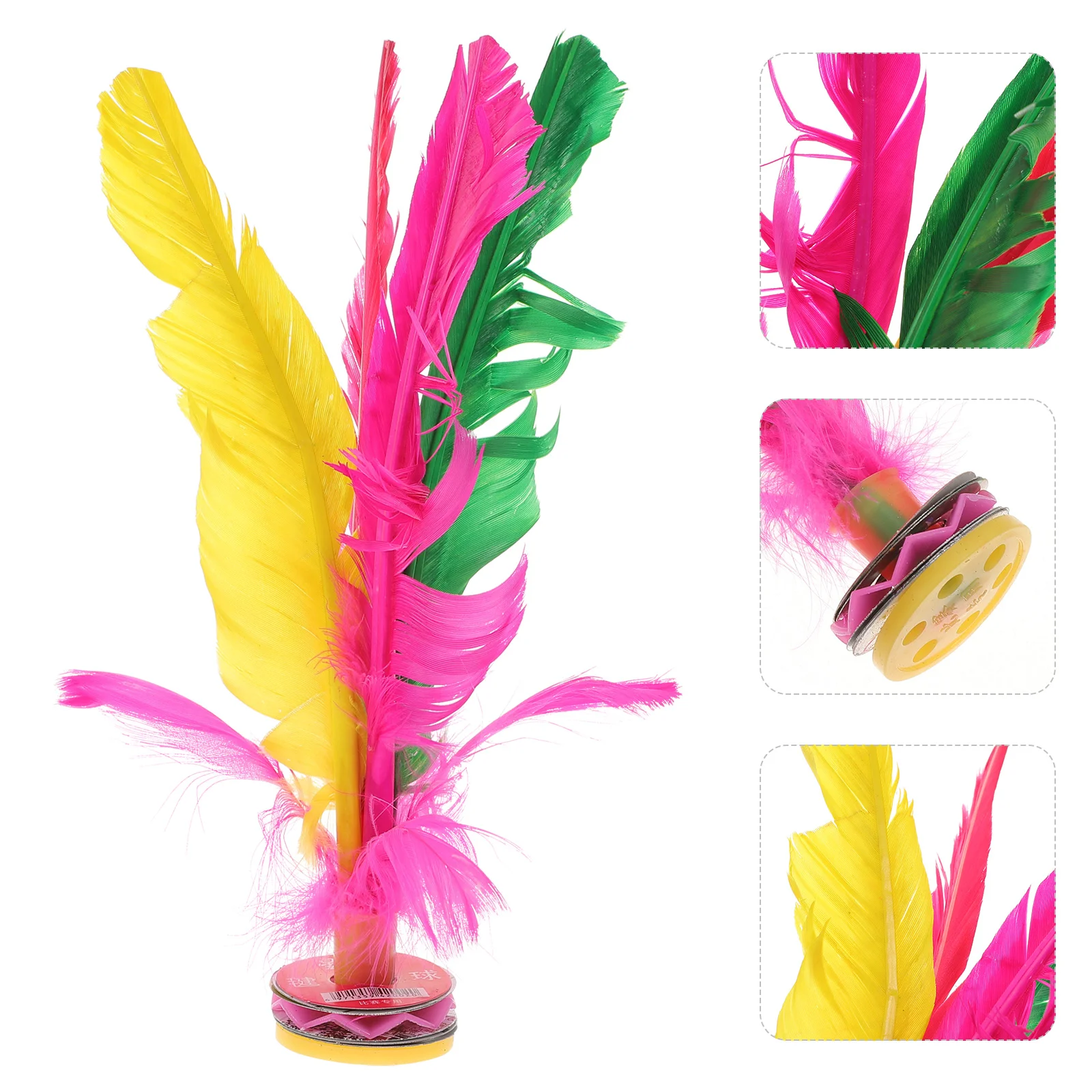 6 Pcs Shuttlecock Shuttlecocks Chinese Jianzi Game Chicken Kick Entertainment Goose