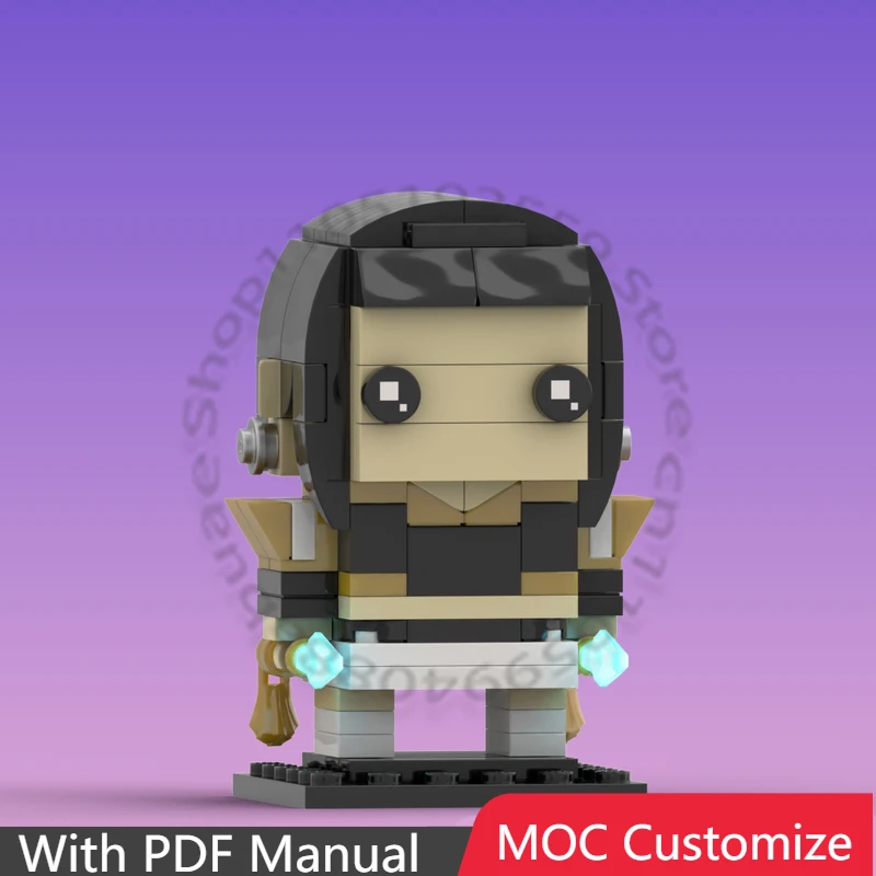 

166 PCS Popular Game Character Series "Golden" Zoey MOC Customize Modular Building DIY Toy Christmas Gift