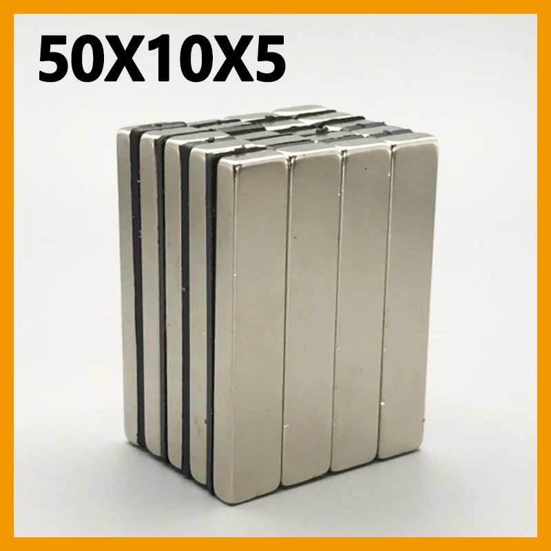 

5/10/20/50pcs 50x10x5mm Magnet Square Block Shape for Kitchen Office Fridge Whiteboard Refrigerator Craft 50*10*5mm Accessory