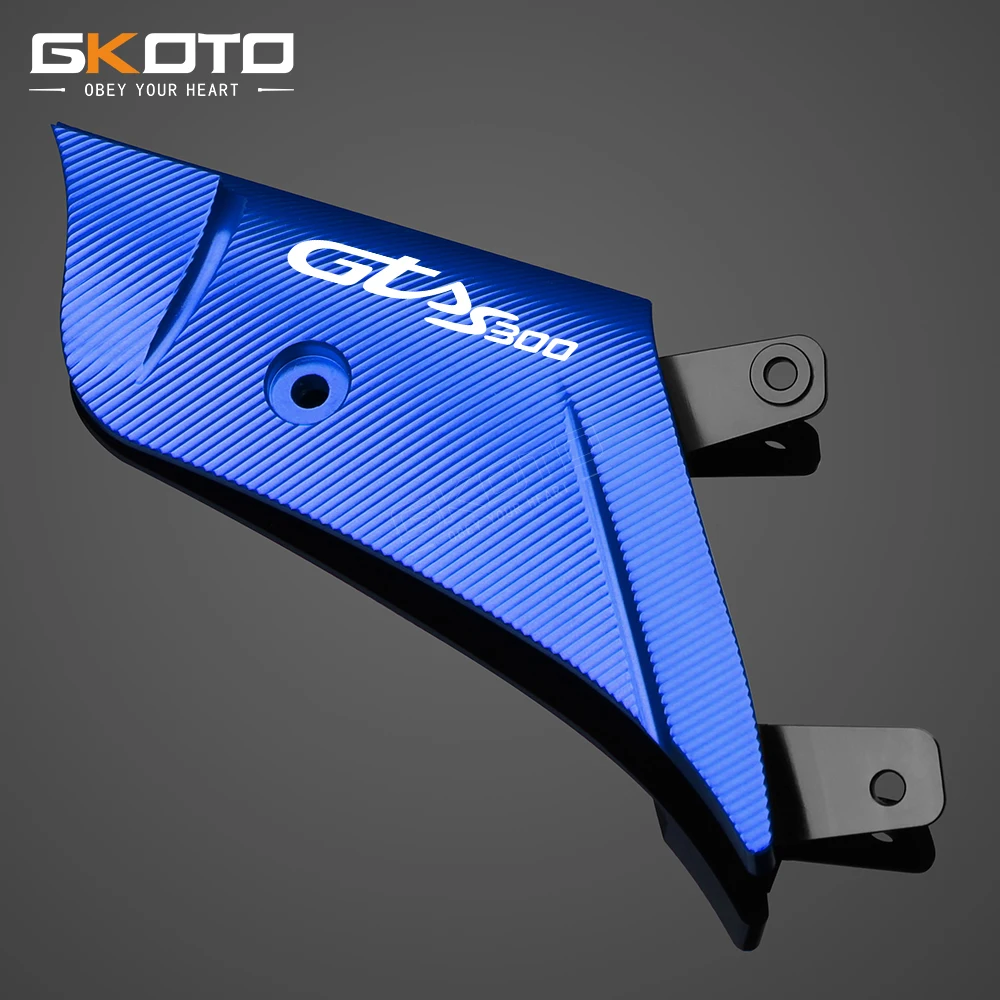 For VESPA GTS300 GTS 300 250 125 2013-2023 CNC Shock Absorber Side Cover Front Wheel Rocker Protector Pad Motorcycle Accessories