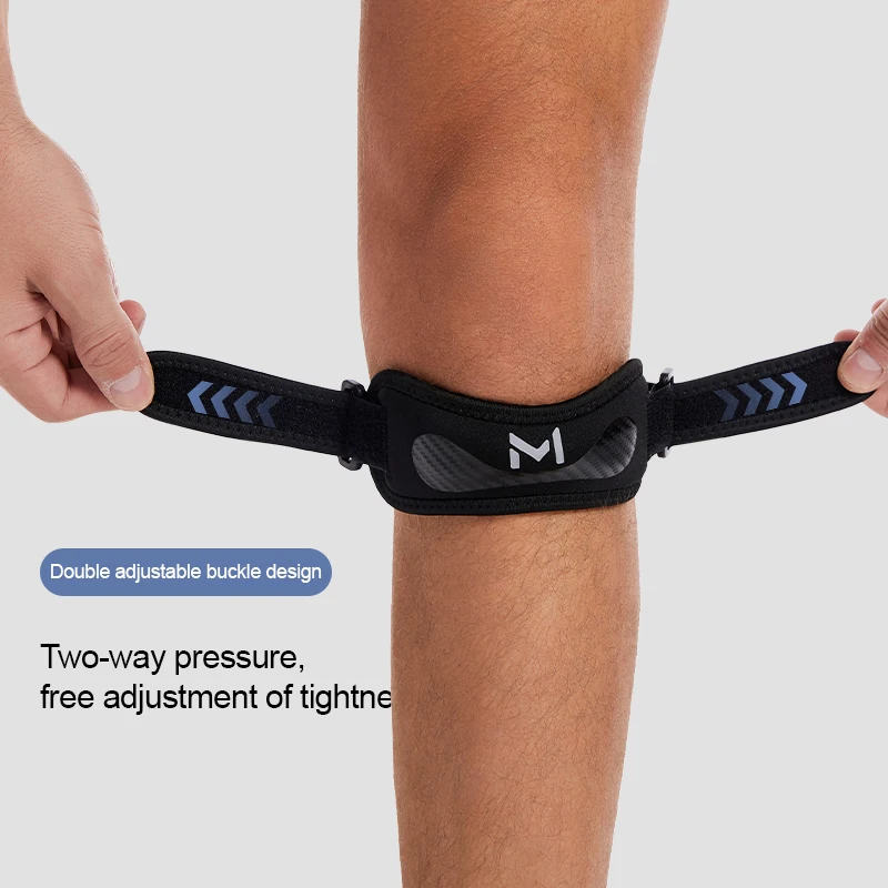 Knee Pas Premium Knee Patella Straps - Adjustable Sports Knee Pad, Patella Stabilizer Band Knee Brace Support Secure Fit Design