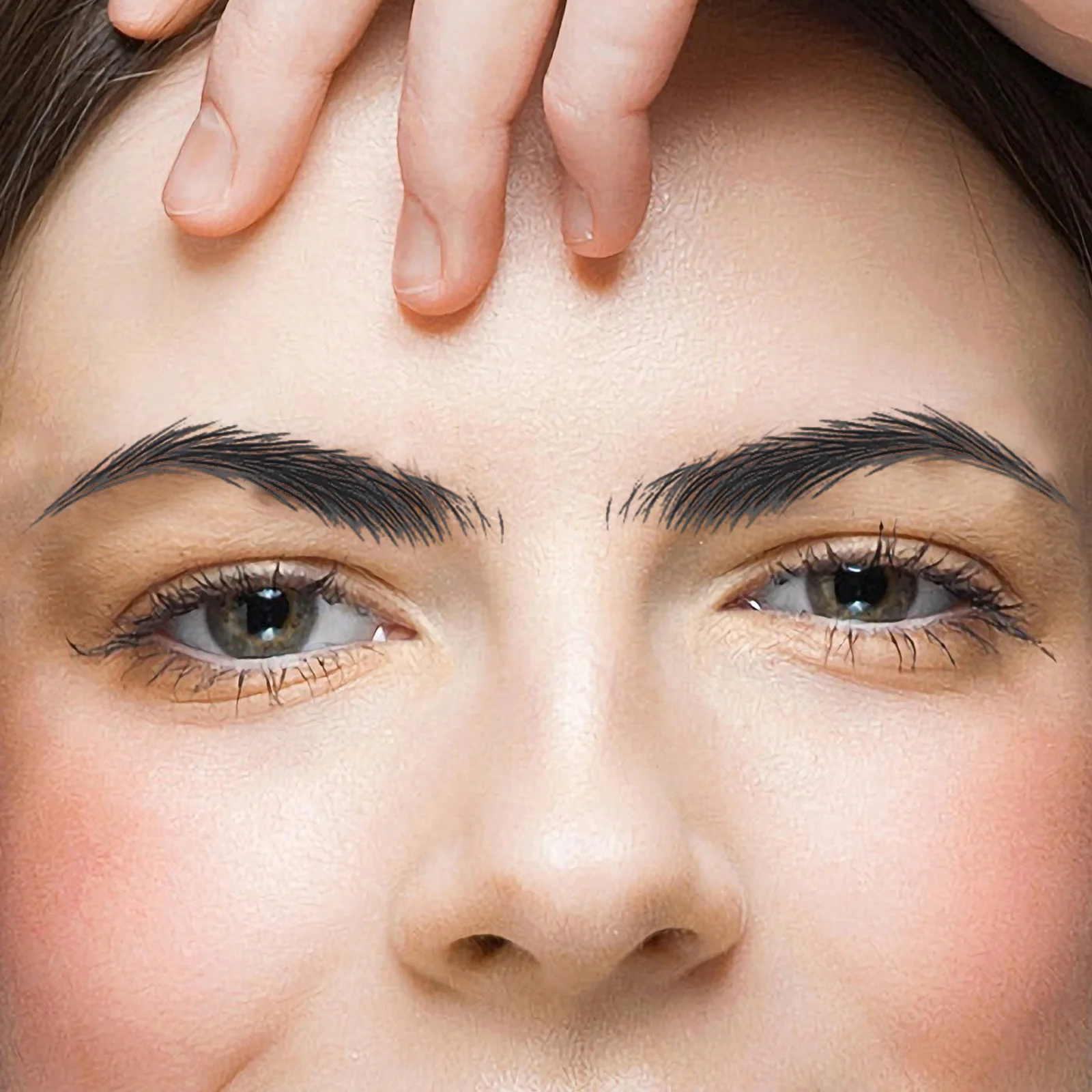 

10pcs Temporary Fake Eyebrows Waterproof Bionic Eyebrow Tattoos Black Beauty Stickers Women Grooming Easy Application Full