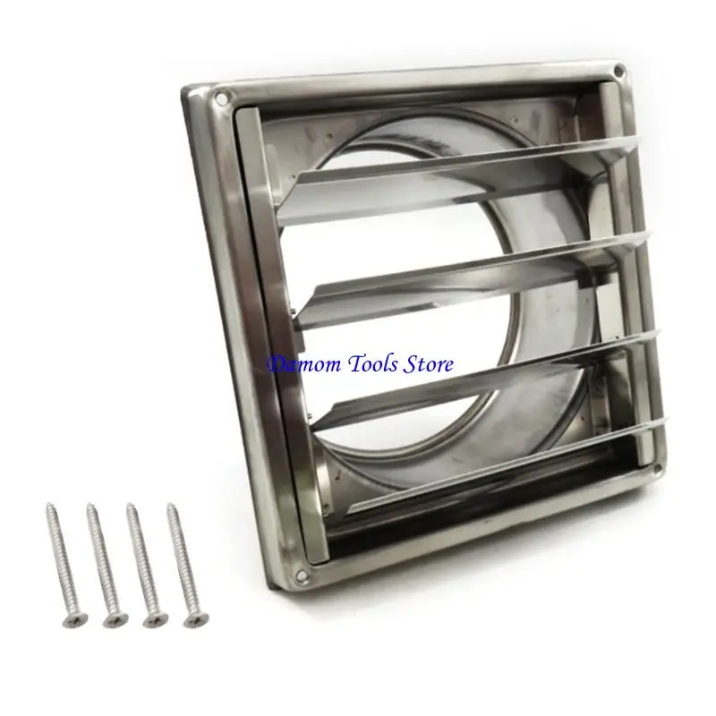 57BE Stainless Steel Air Vent Duct Grills Square Vent Extractors Ventilation Cover