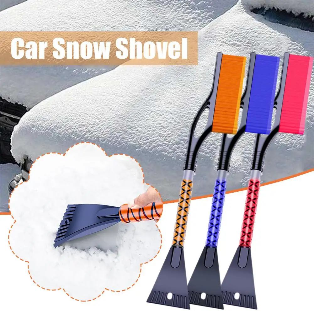 Winter Detachable Car Snow Removal Shovel With EVA Windshield Foam Cleaning Handle Cleaning Brush Scraper Ice Remover F5B4